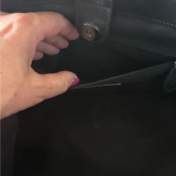 Coach Snake Print Satchel - Three Compartments EUC - Picture 7 of 16